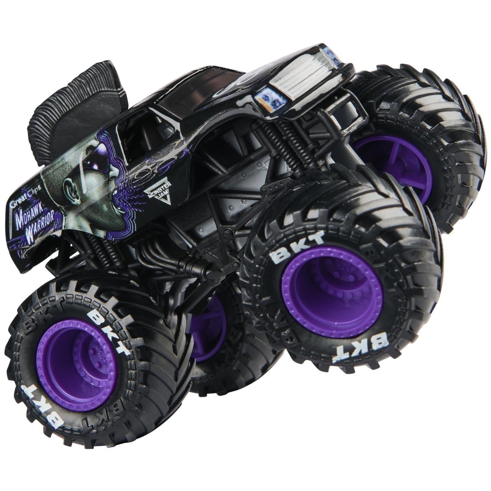 Monster Jam, Official Mohawk Warrior Monster Truck, Die-Cast Vehicle, 1:64... - Picture 3 of 7