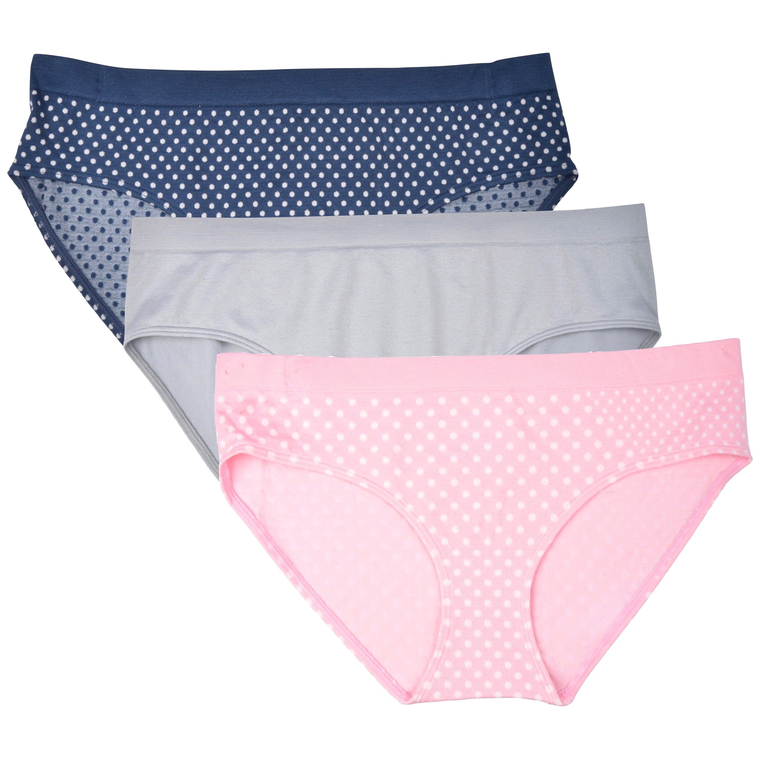 essie Women's Seamless Hipster Panties 3-Pack Nylon Spandex Blend | eBay