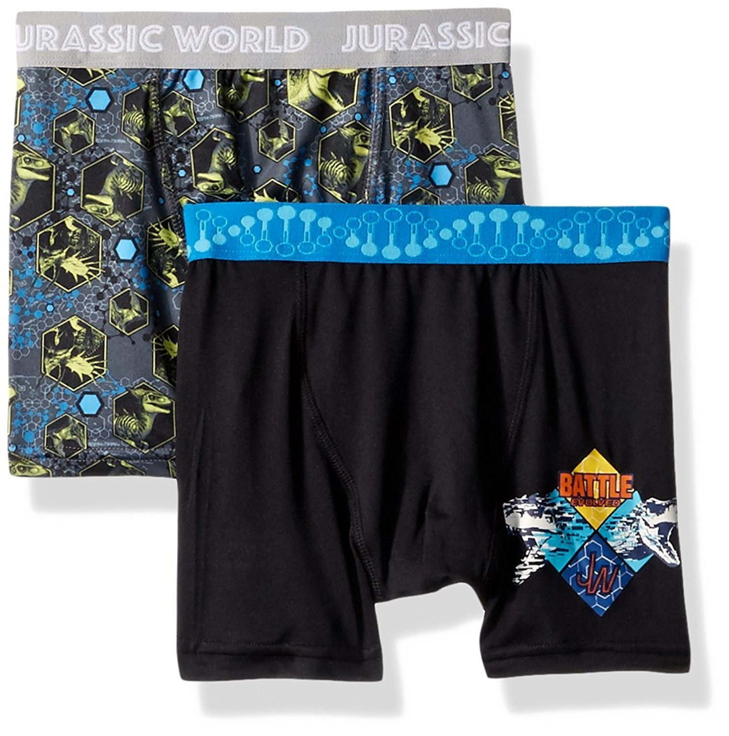 Jurassic Park Boys Athletic Boxer Briefs 2 Pack - Picture 3 of 3