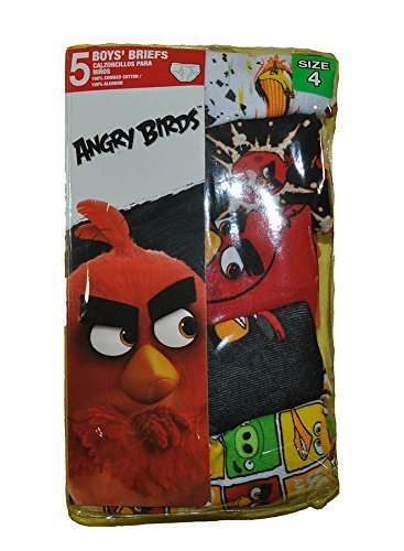 Rovio Boys' 5-Pack Angry Birds Brief Underwear - Picture 2 of 2