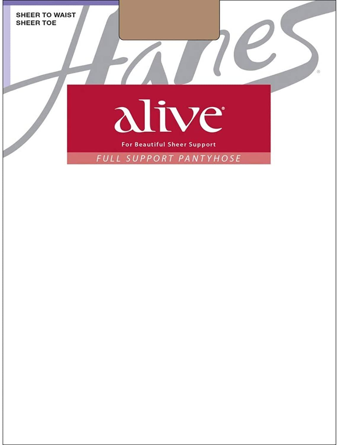 Hanes Alive Pantyhose All Sheer Regular 