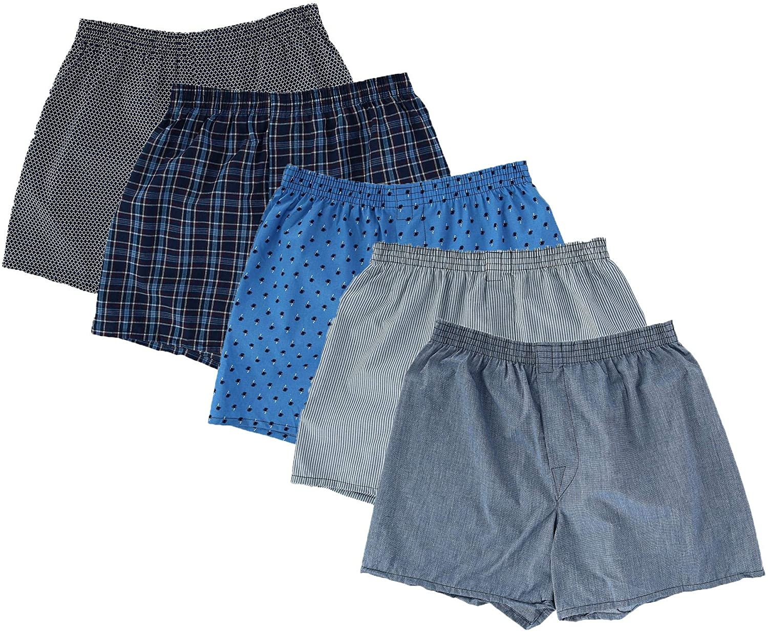 Fruit of the Loom Men's Boxers Woven Tartan Plaid 4-Pack Size 2X/3X | eBay