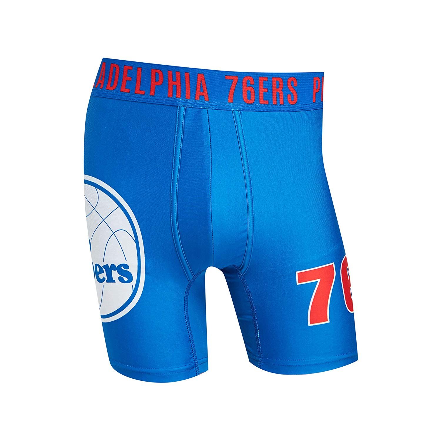 Philadelphia 76ers NBA Mens Boxer Brief - Performance Active Underwear NO  FLY