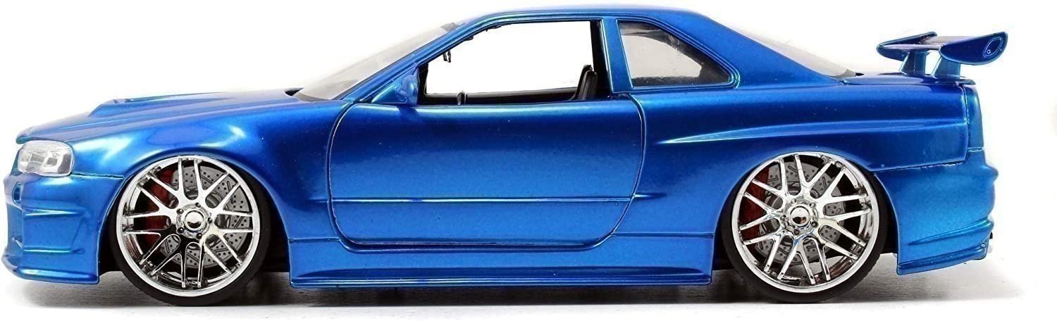 Jada Toys Fast & Furious 1:24 Brian's 2002 Nissan Skyline GT-R R34 ein Druckguss... - Bild 9 von 10