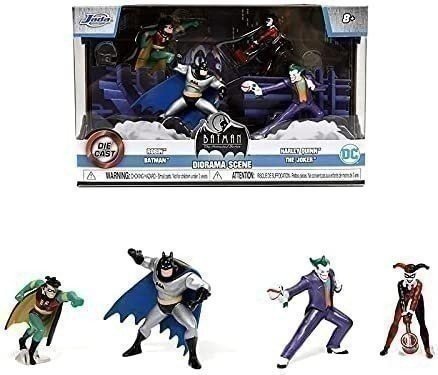 Jada 31353 Batman La Serie Animada Diorama Escena Diecast Figuras Modelos... - Imagen 1 de 1
