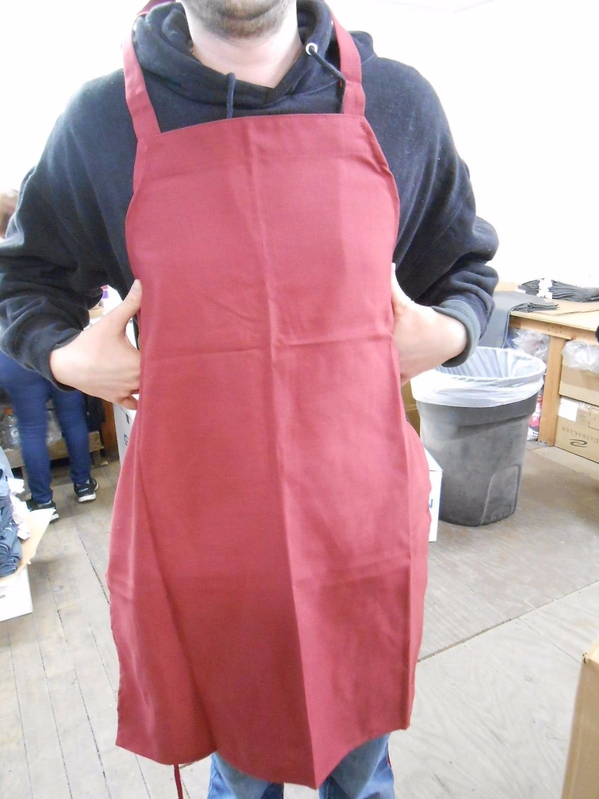 BIB APRONS 3-Pack With Ties NEW SPUN POLY CRAFT//COMMERCIAL RESTAURANT KITCHEN