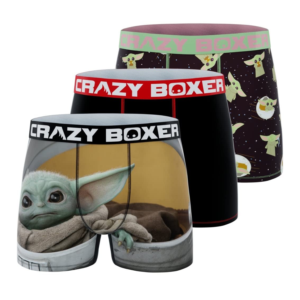 CRAZYBOXER Men's Underwear The Mandalorian Soft Comfortable Boxer Brief - Picture 20 of 25