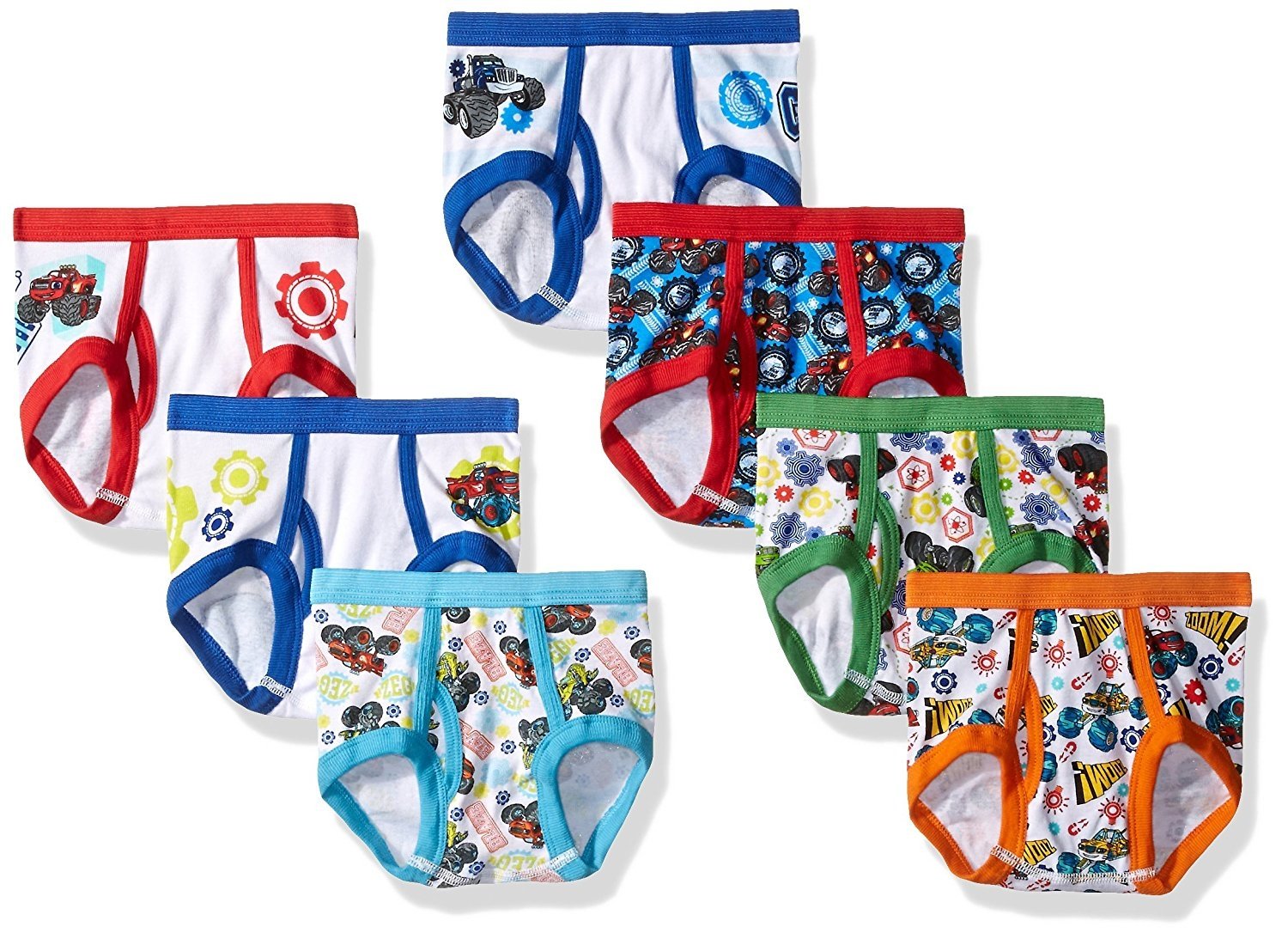 Blaze Monster Machine Trucks Toddler Boys 4t Underwear 7 Briefs Nickelodeon  for sale online
