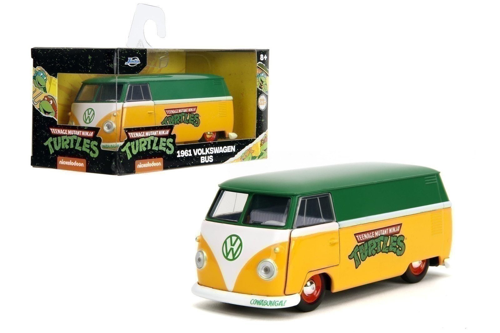 Jada Toys – Hollywood Rides TMNT 1961 VW Bus – Die-Cast Model Car – Opening... - Bild 1 von 4