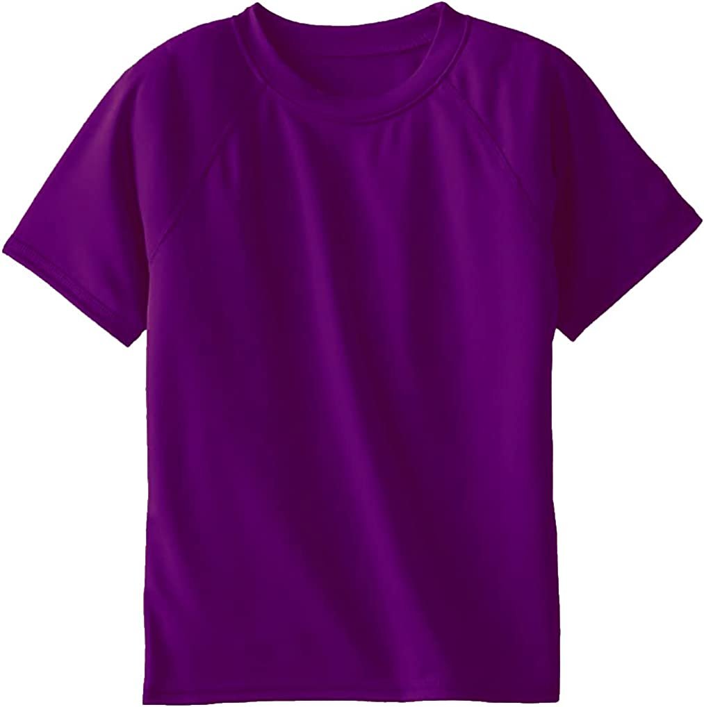 Toddlers Short Sleeve UPF 50+ Rash Guard Swim Shirt Surf for Boys Girls - Picture 4 of 7