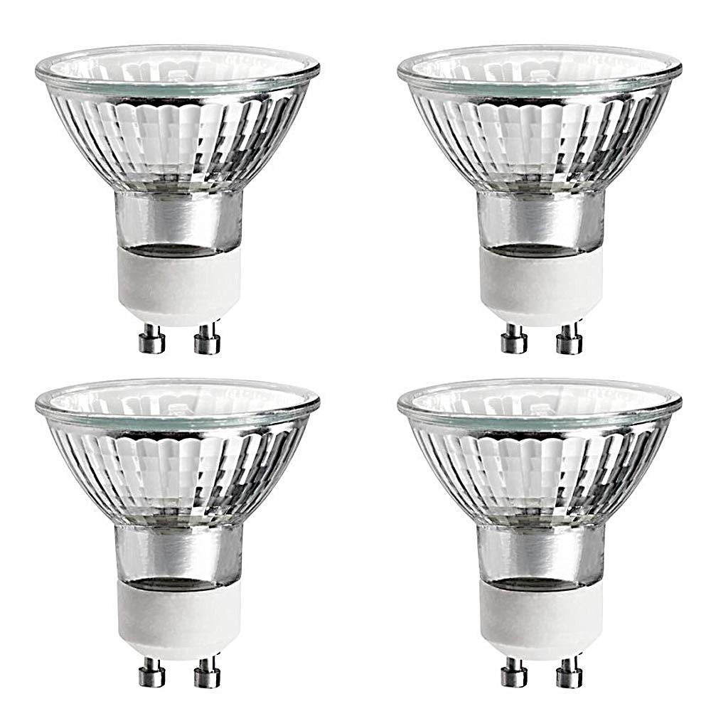 Luxrite 35W GU10 MR16 Halogen Bulb Glass Cover Dimmable 320 Lumens 120V 4Pack 689043246769 eBay