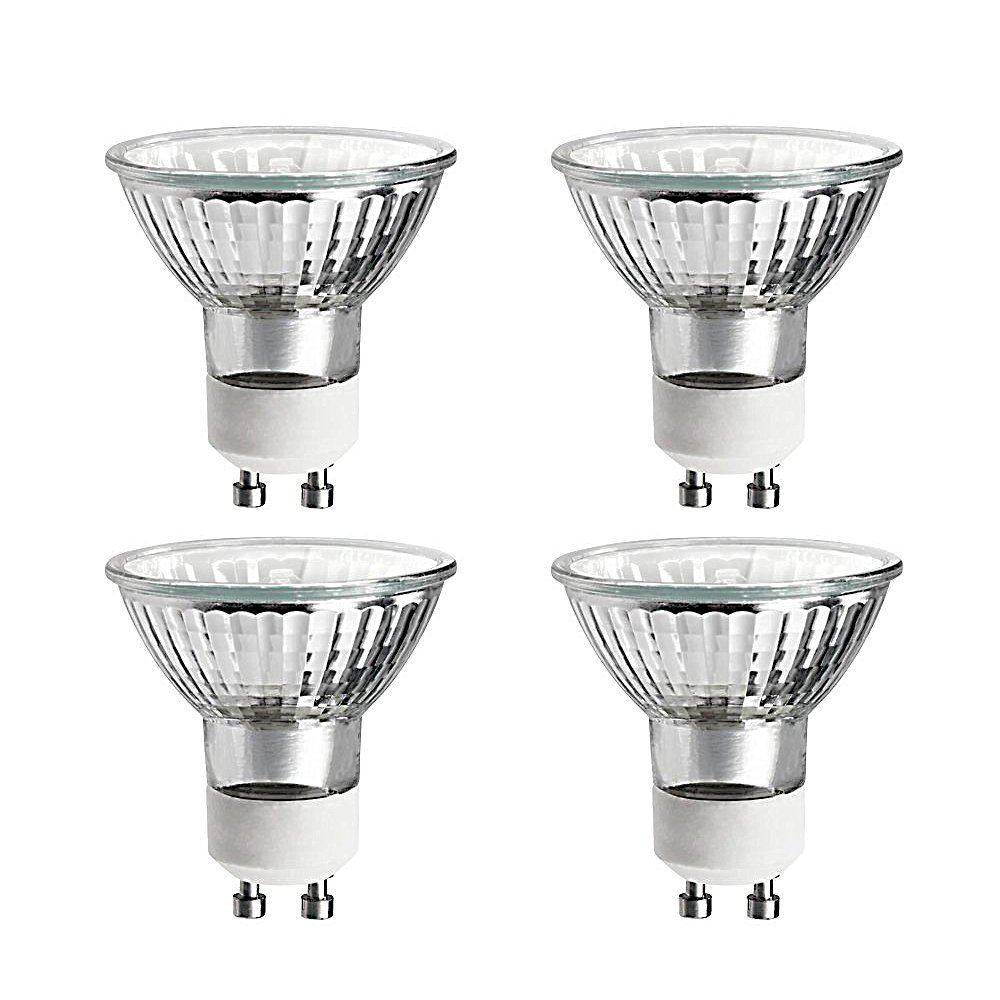 GE 50W GU10 MR16 Halogen Bulb Glass Cover Dimmable 360 ...