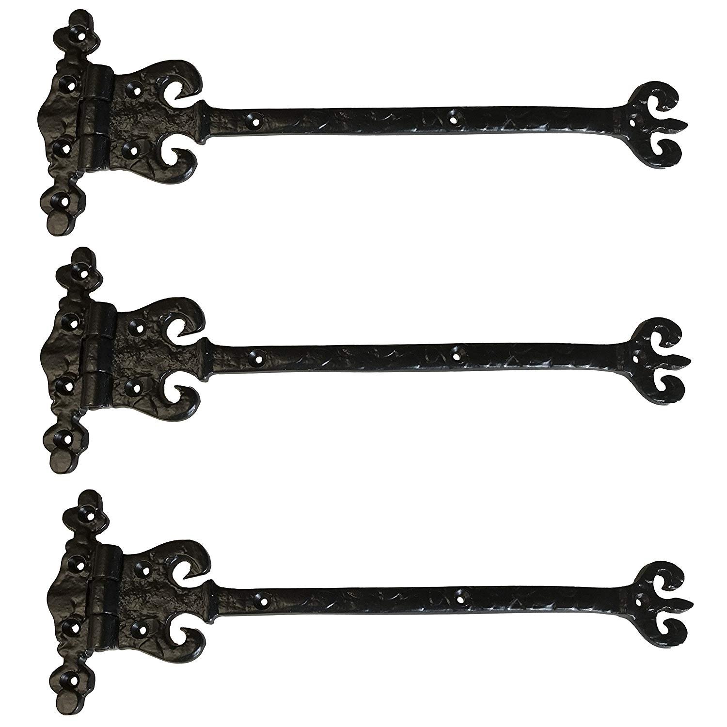 12.25″ – CI-02 – Imperial Crown Decorative Iron Hinge – Antique Style Iron…