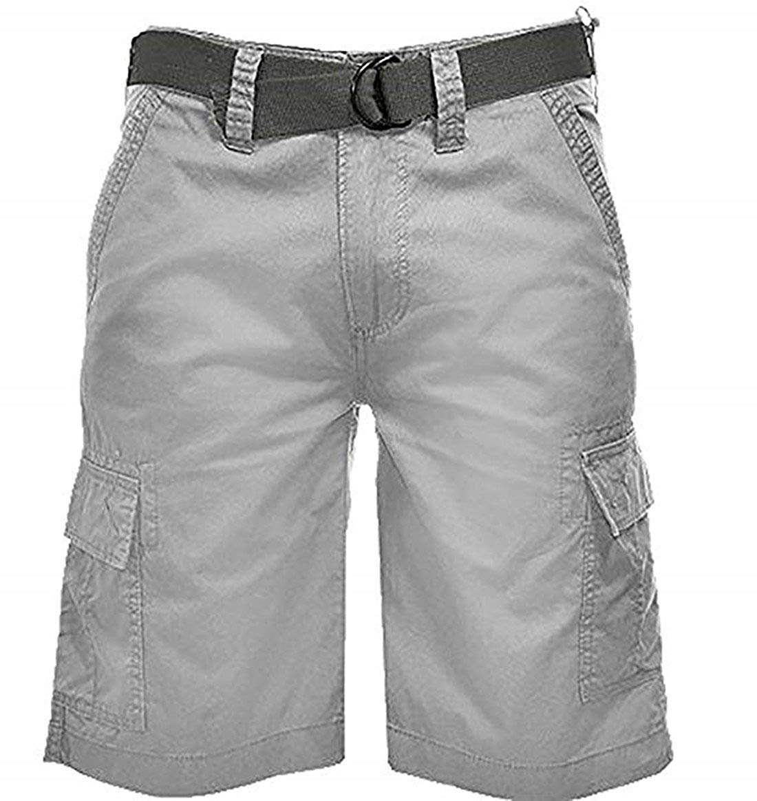 Wearfirst Mens Flex Waistband Cargo Short With Belt Variety Ebay