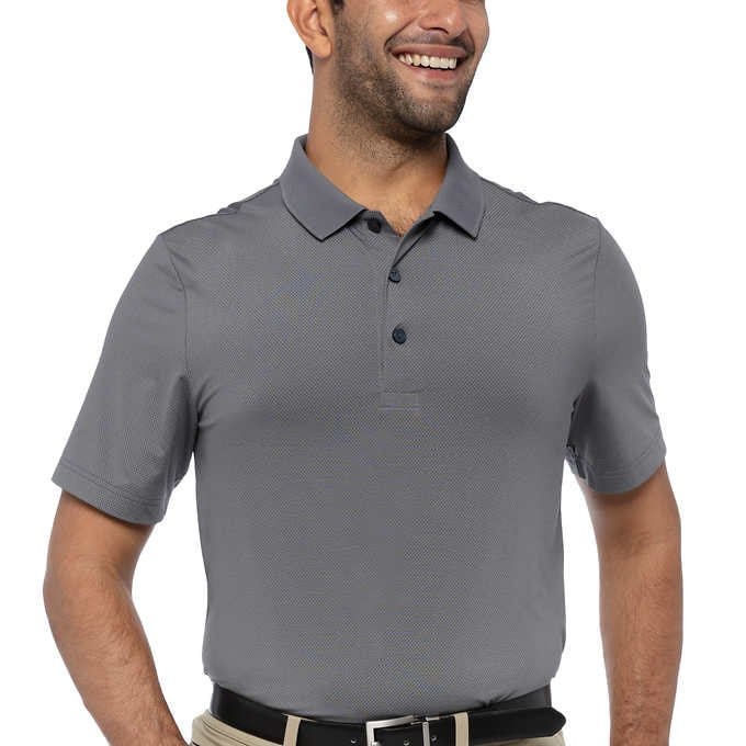 Kirkland Signature Men’s Short Sleeve Performance Polo Shirt Variety