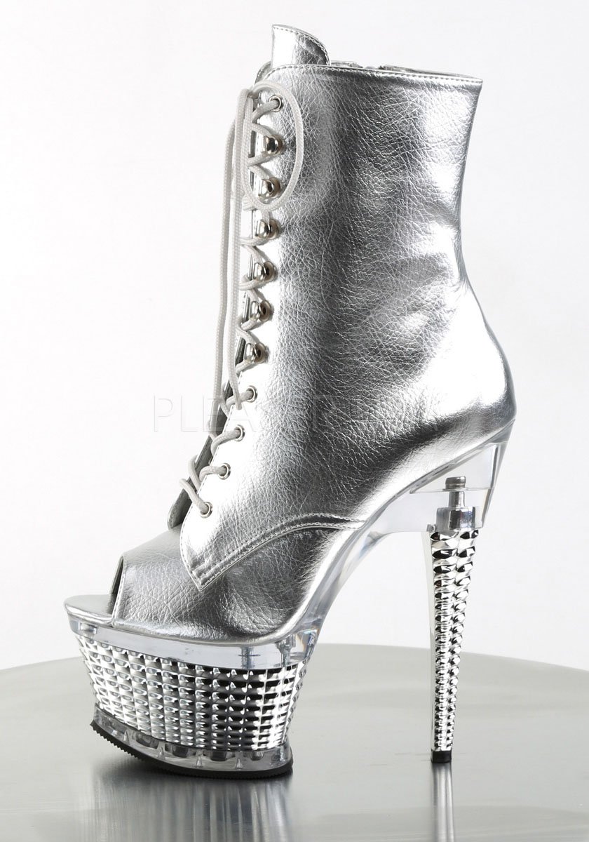 lace up open toe platform heels