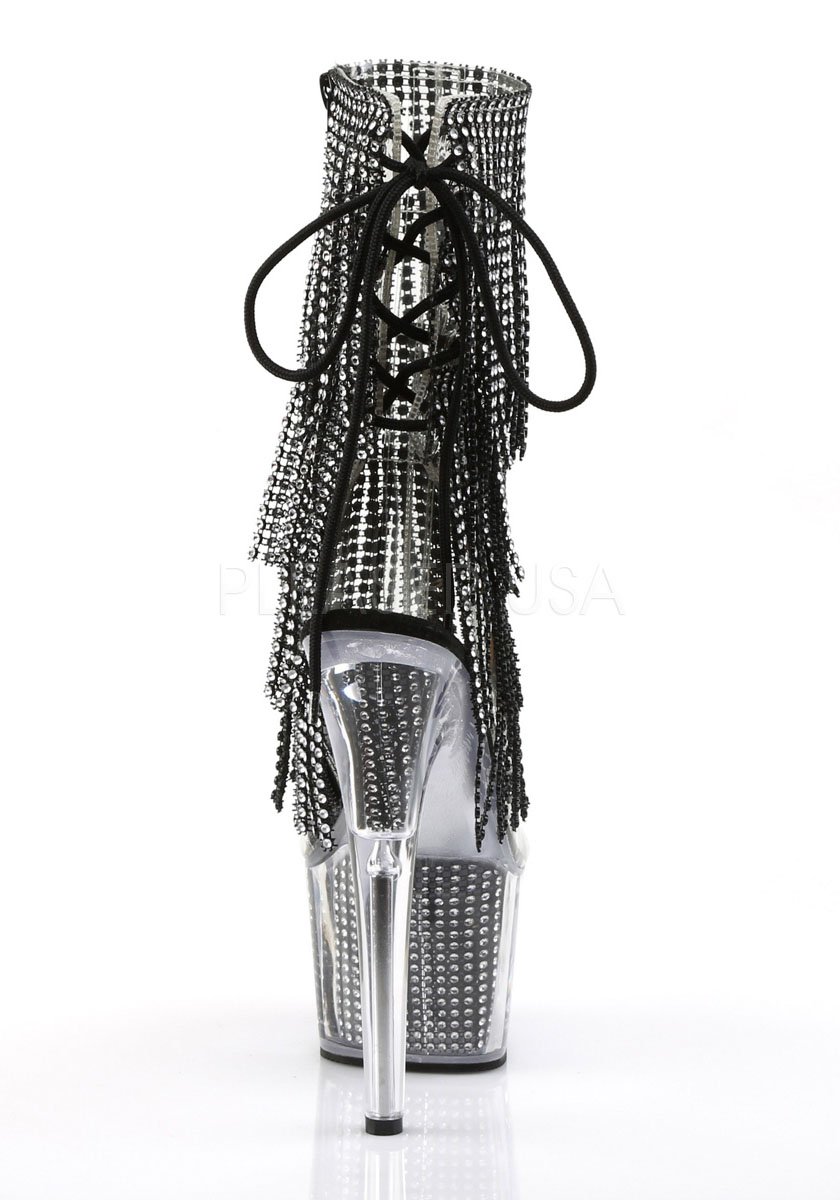 7 inch heel platform boots