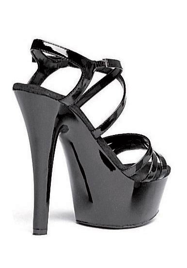 Ellie Shoes 6 inch Wedge cut out high heels With 2 inch Platforms 