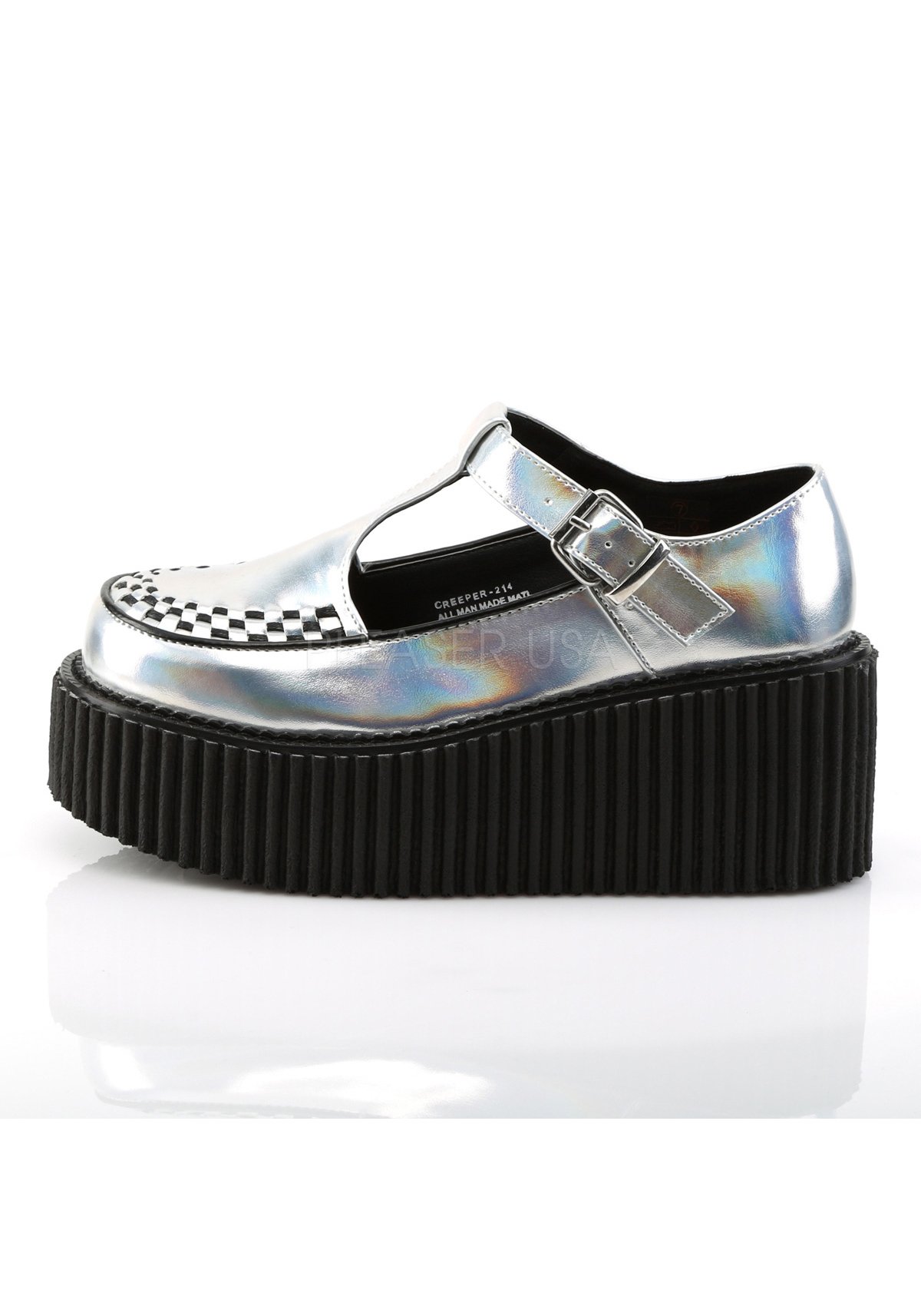 Demonia Demonia Demonia CREEPER-214 3 Inch Platform T-Strap Creeper 37fe1e Demonia Demonia Demonia CREEPER-214 3 Inch Platform T-Strap Creeper 37fe1e