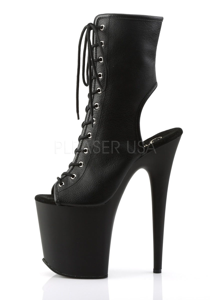 open toe heels lace up