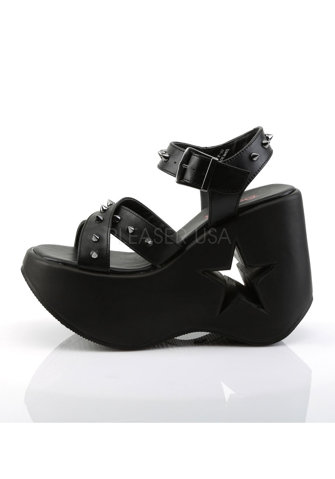 platform wedge ankle strap