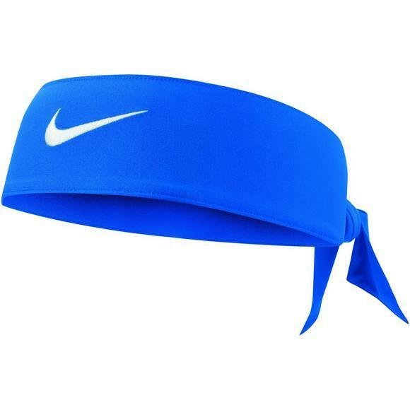 Nike Head Tie Embroidered Swoosh Dri-fit 2.0 Headband Bandana Blue sale online | eBay