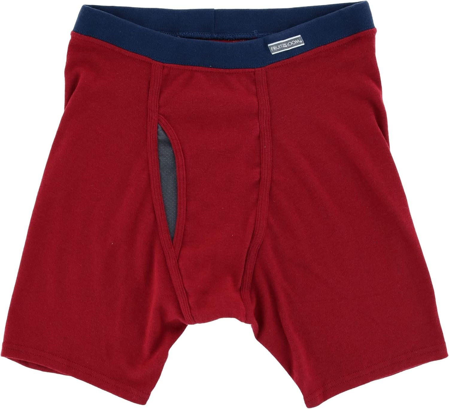 Fruit of the Loom 5-Pack Men’s Boxer Briefs – CoolZone Fly, Covered Waistband - Picture 10 of 12
