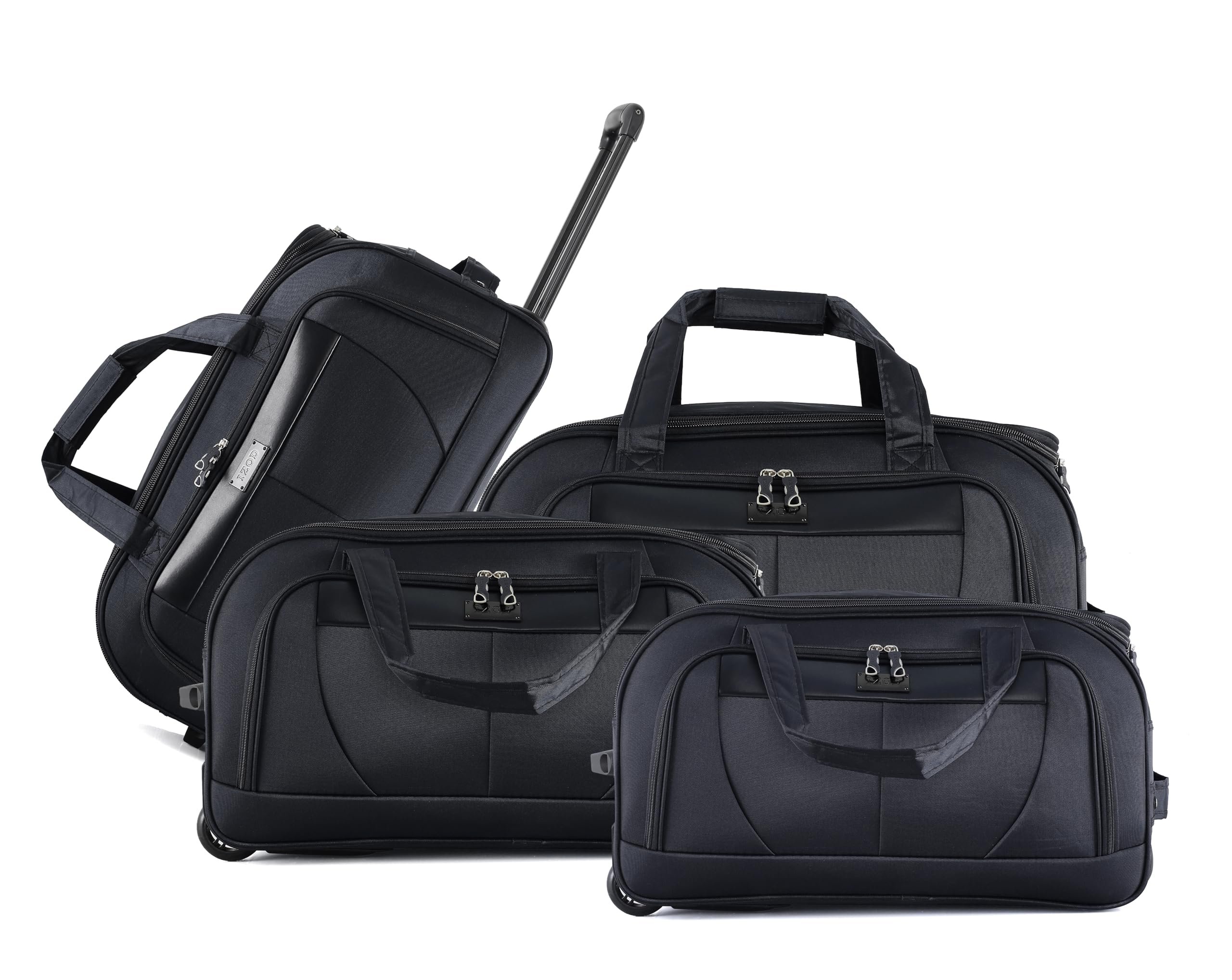 IZOD Carol Softshell leichte Seesack Rolltasche 4-teiliges Set - Bild 18 von 21