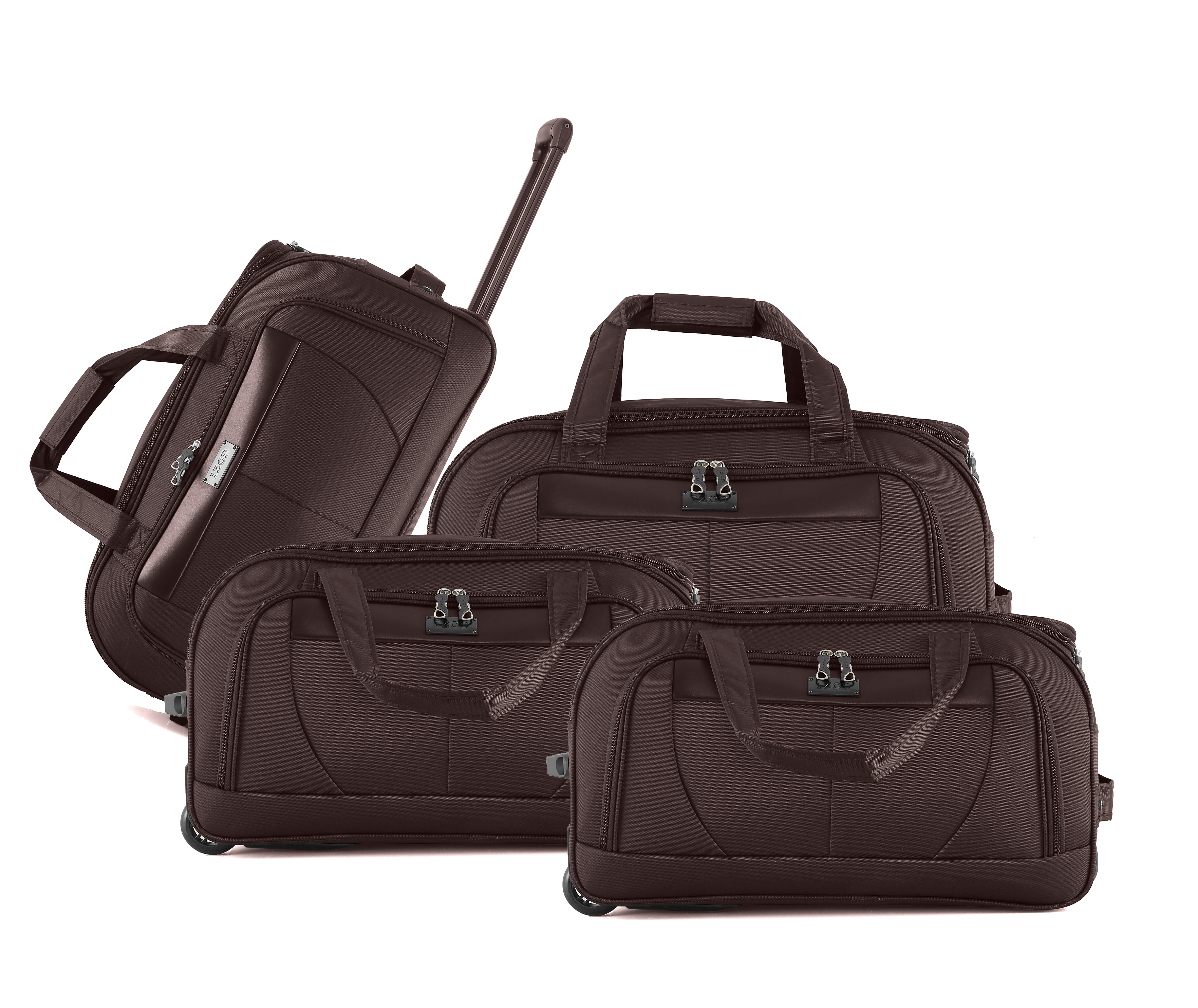 IZOD Carol Softshell leichte Seesack Rolltasche 4-teiliges Set - Bild 19 von 21