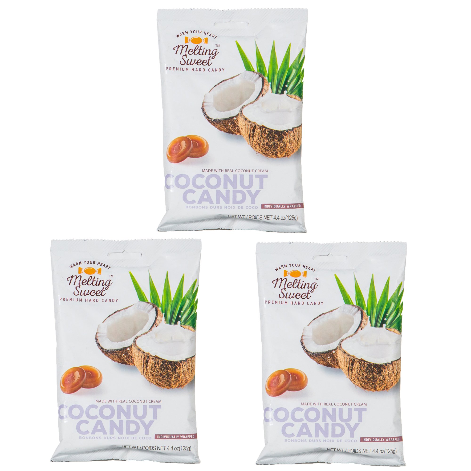 Melting Sweet Premium Individually Wrapped Hard Candy, Ginger/ Coconut/ Lychee - Picture 15 of 25