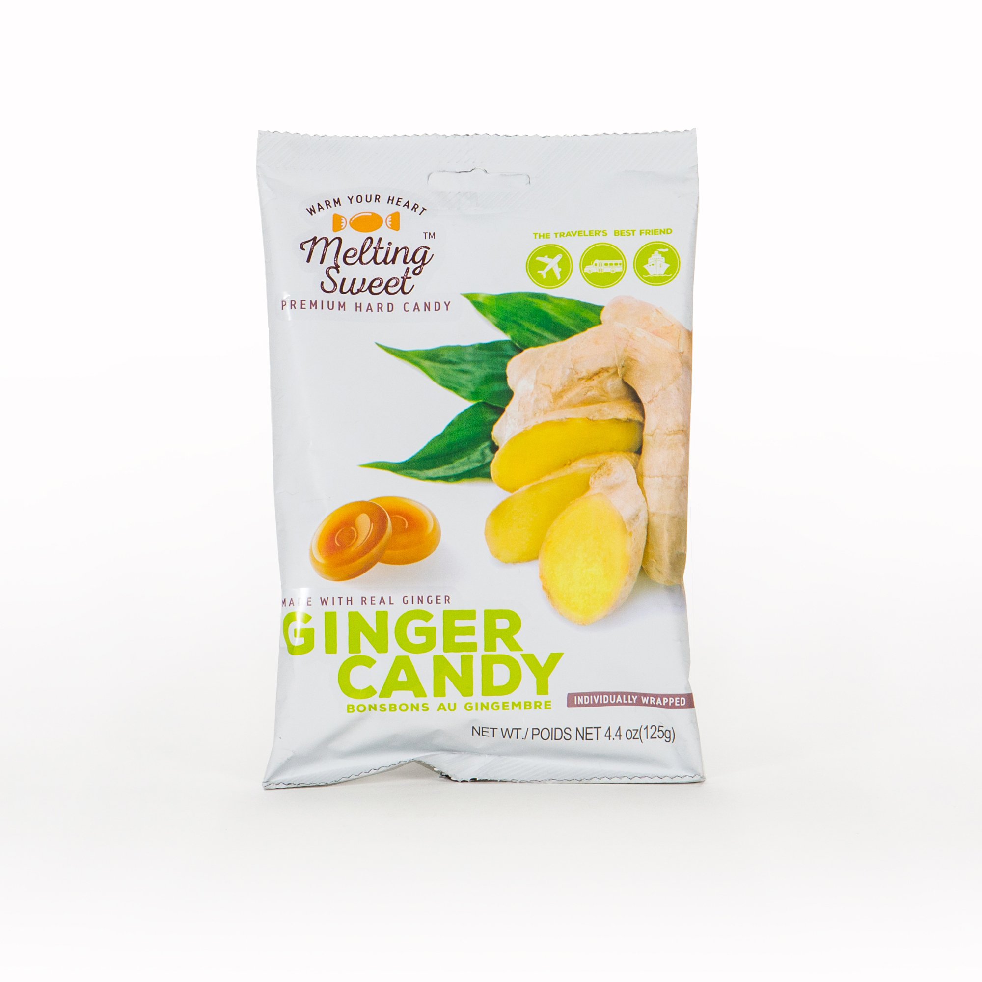 Melting Sweet Premium Individually Wrapped Hard Candy, Ginger/ Coconut/ Lychee - Picture 18 of 25