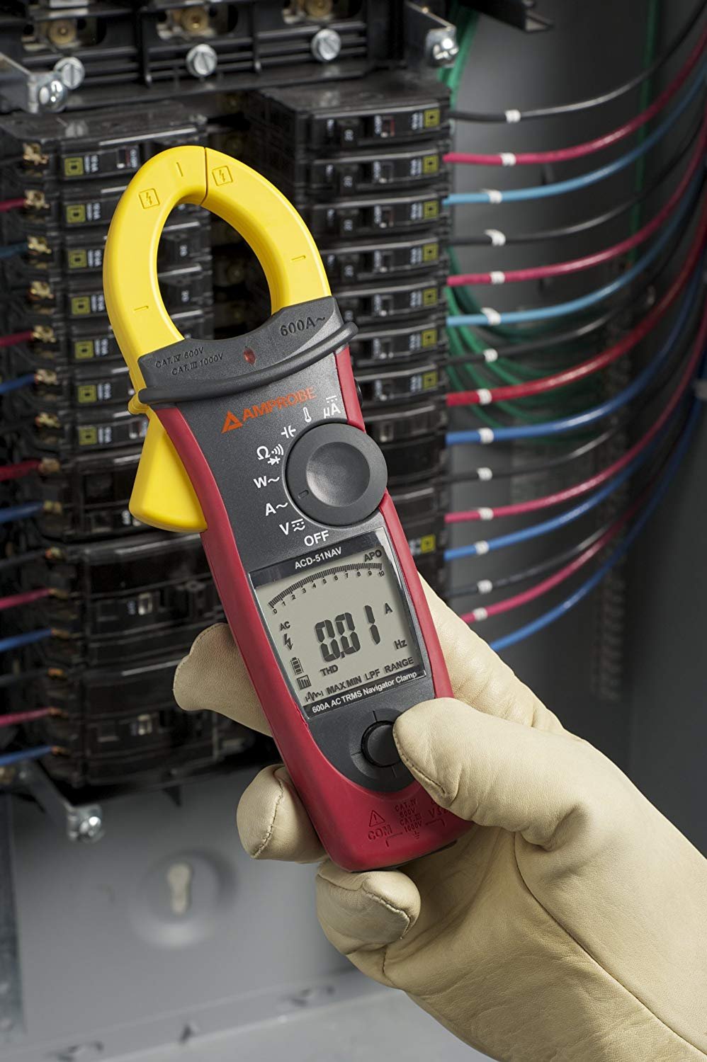 Amprobe ACDC-52NAV 600A AC/DC Power Quality Clamp Meter