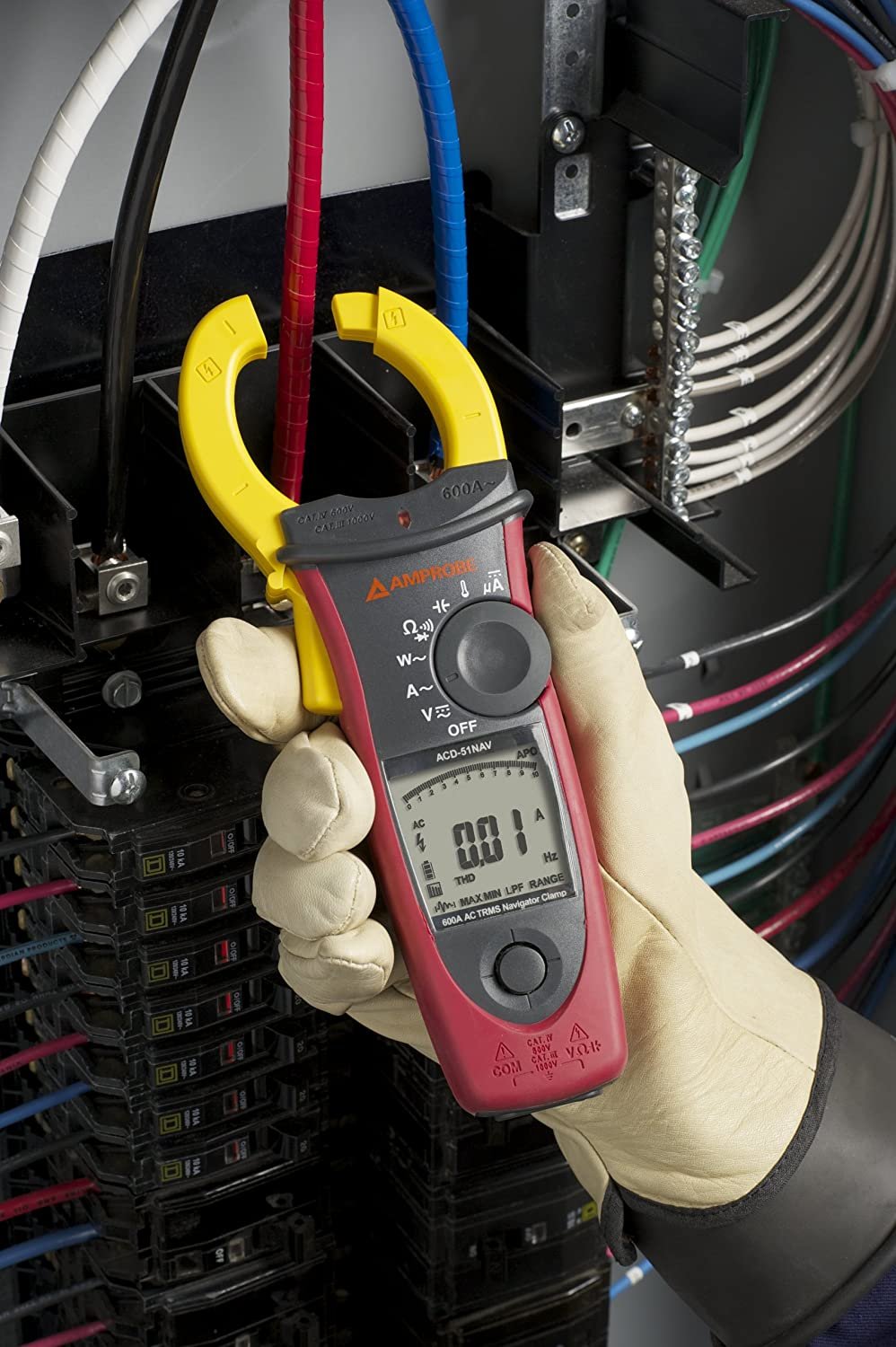 Amprobe ACDC-52NAV 600A AC/DC Power Quality Clamp Meter