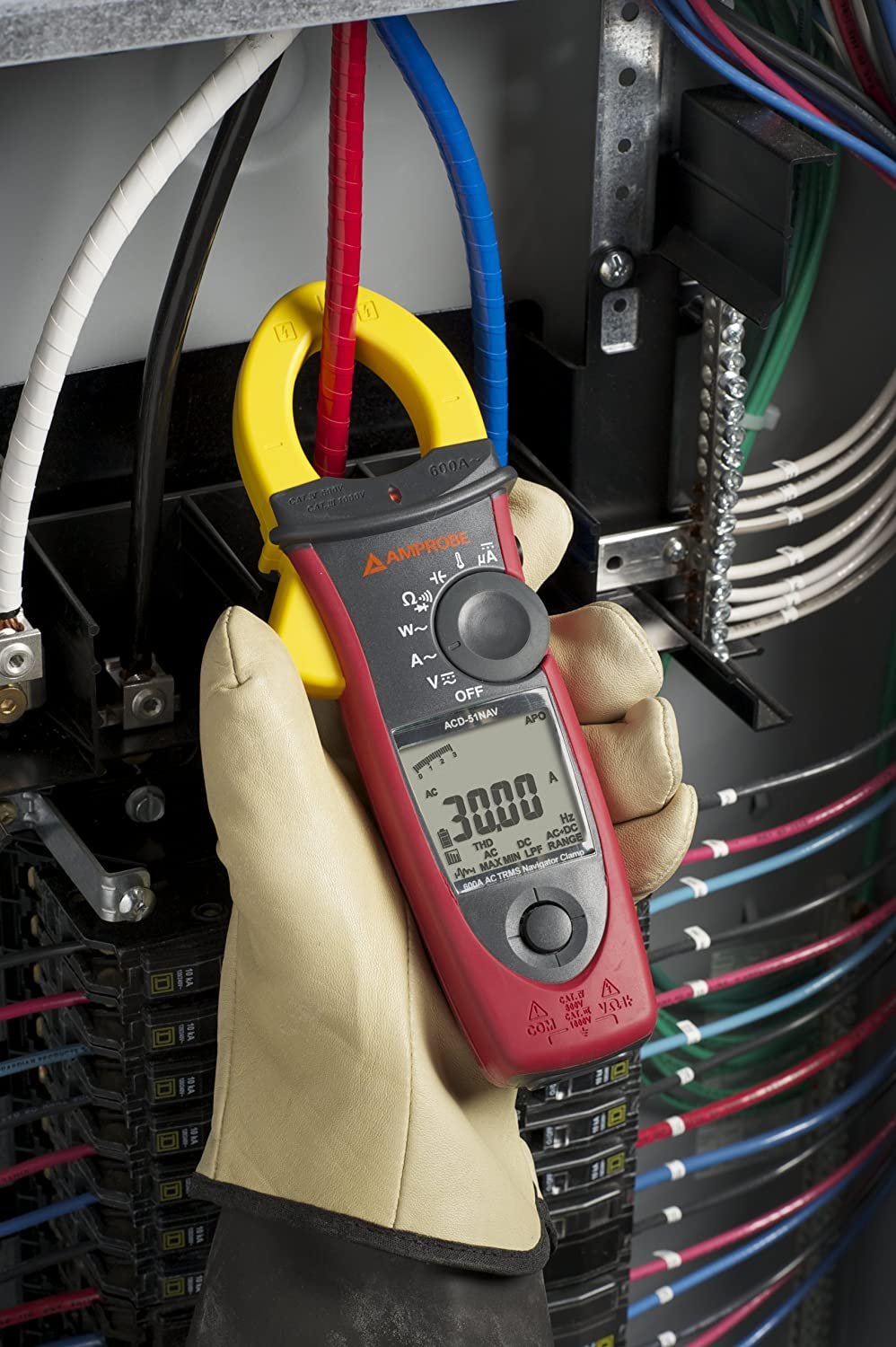 Amprobe ACDC-52NAV 600A AC/DC Power Quality Clamp Meter