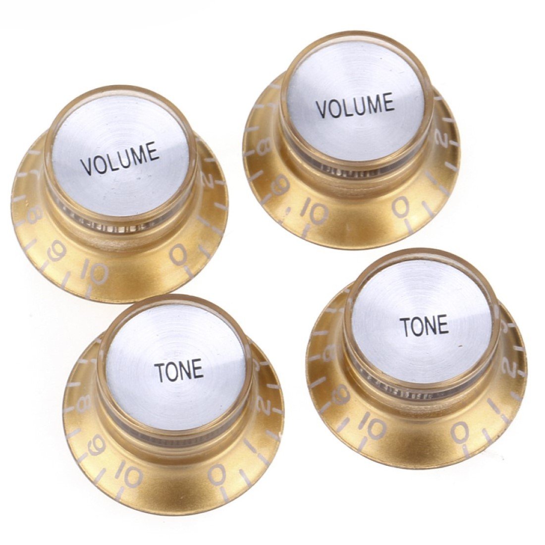 thumbnail 12 - Top Hat Speed Control Knobs Les Paul Volume Tone Knobs Metric Size Plastic