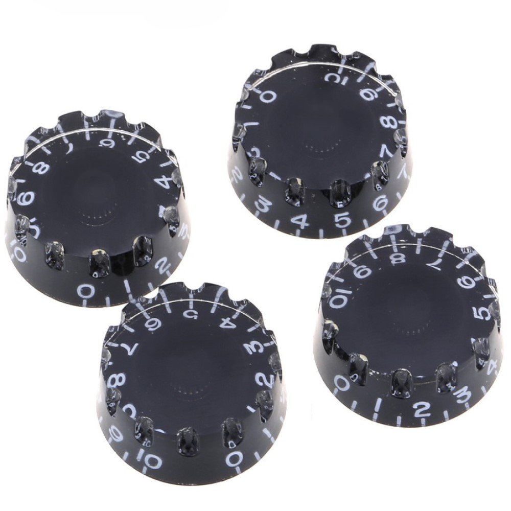 Imperial Knurled Guitar Knobs Control Speed Electric Inch Size LP Fine Spline