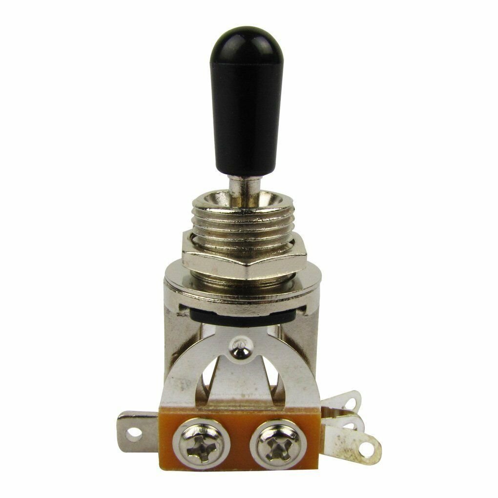 Black Tip 3 Way Switch Pickup Electric Guitar Selector Toggle Les Paul