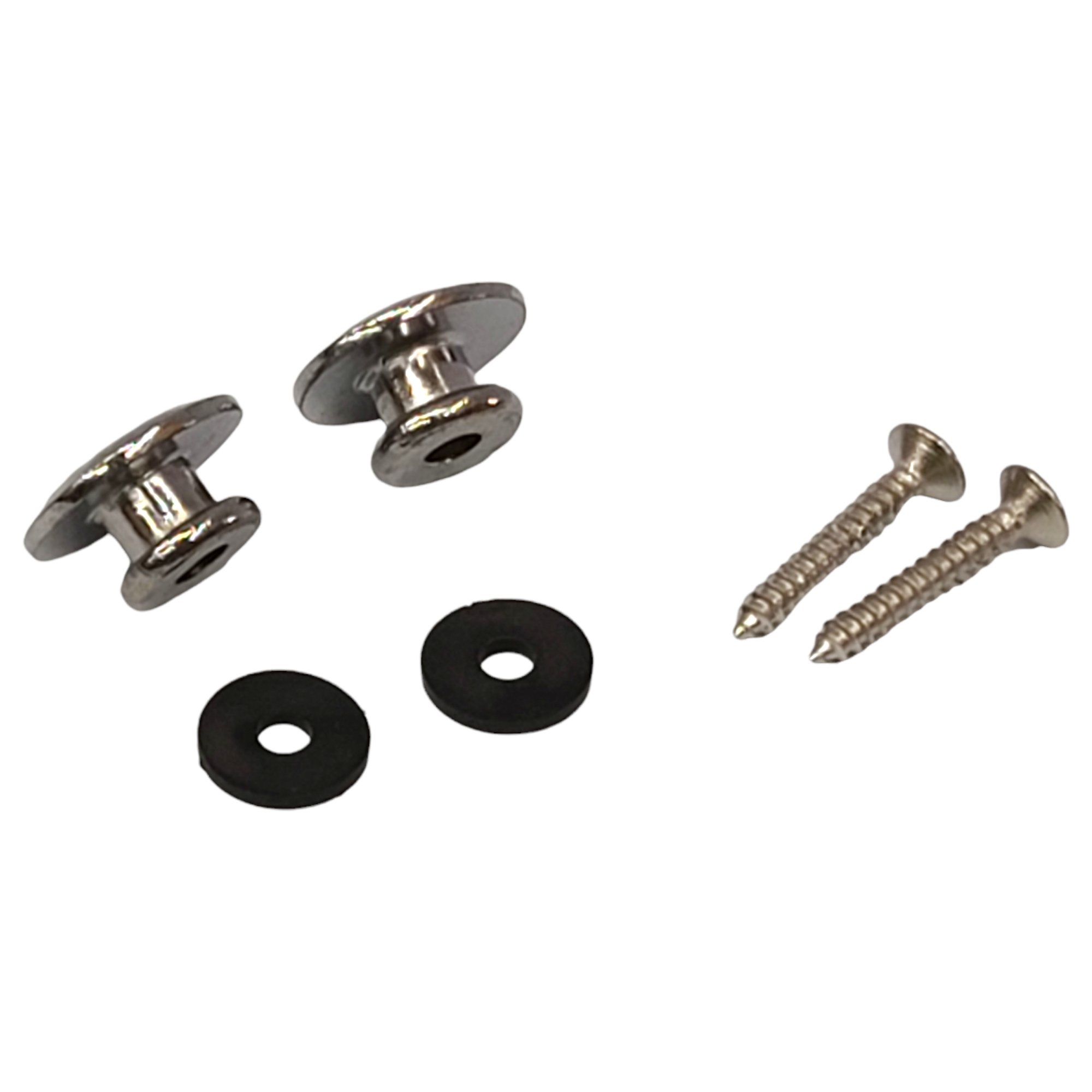 Guitar Strap Buttons Acoustic Electric Locks With Screws Pads Two End Pin