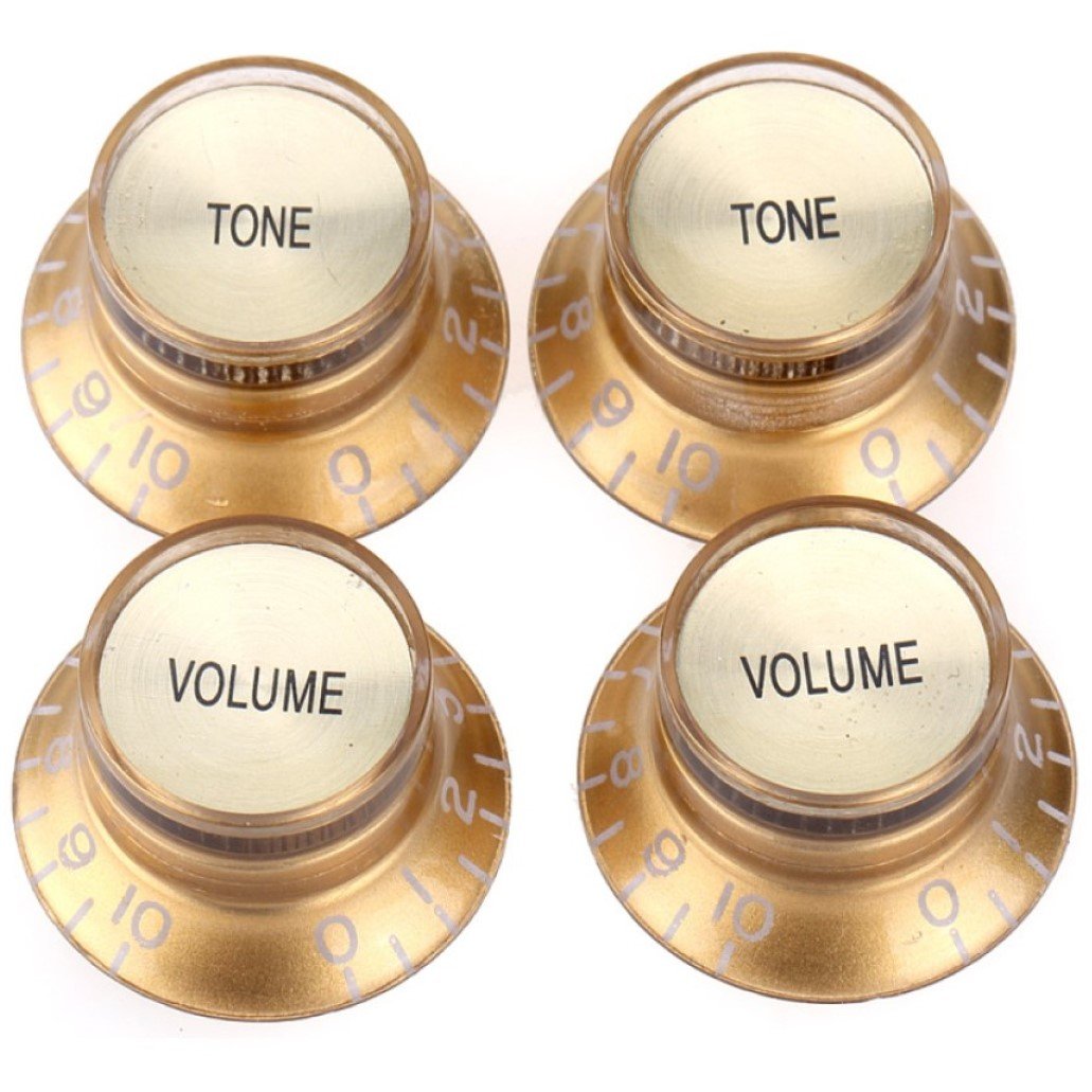 thumbnail 10 - Top Hat Speed Control Knobs Les Paul Volume Tone Knobs Metric Size Plastic