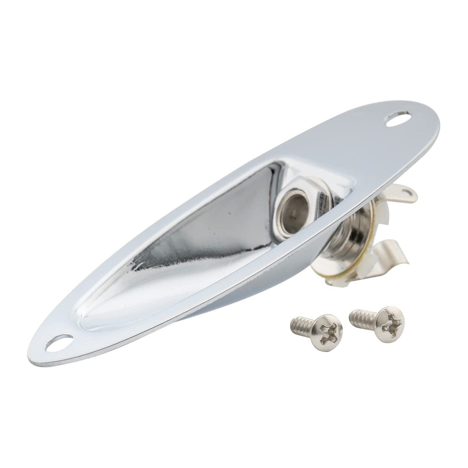 Strat Guitar Jack Plate Boat Cup Ferrule Output Input For Stratocaster Style