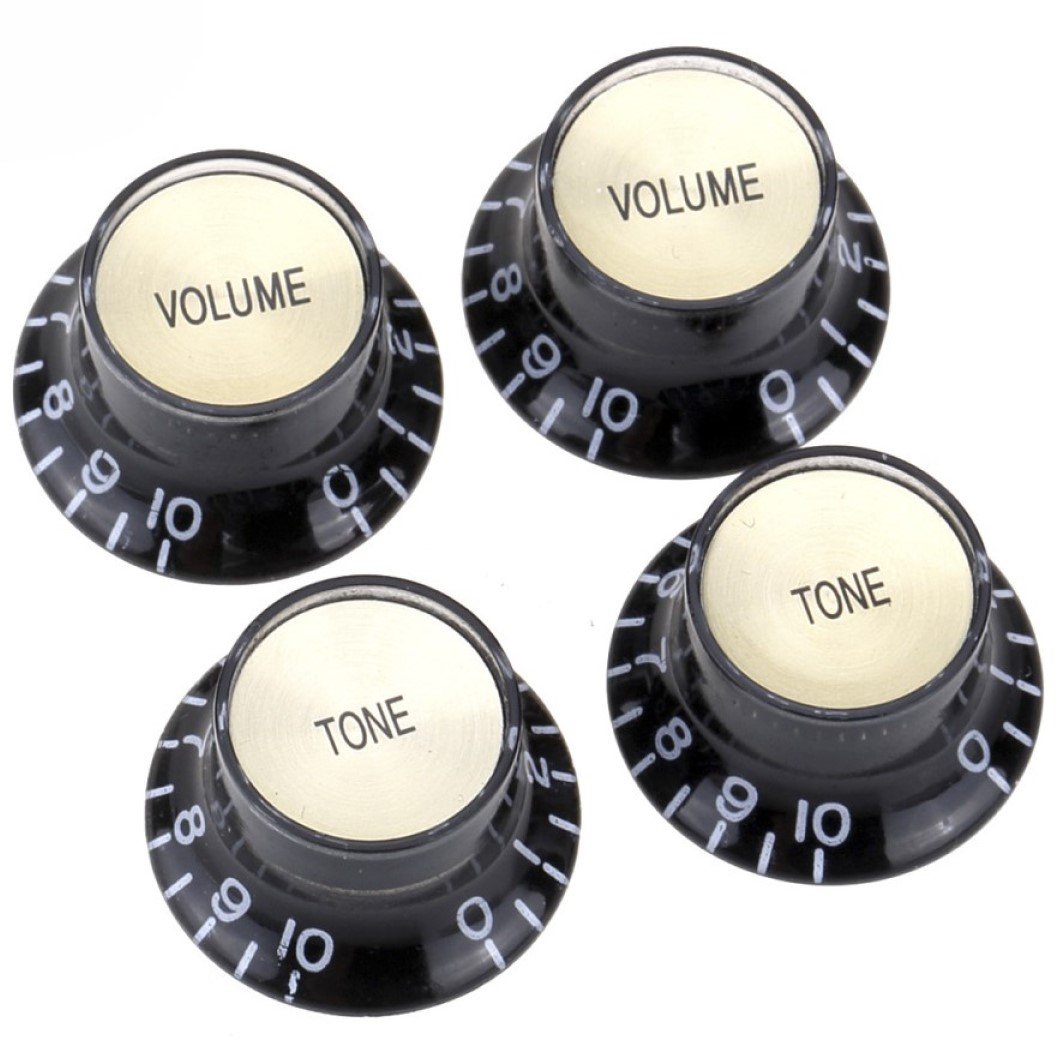 thumbnail 6 - Top Hat Speed Control Knobs Les Paul Volume Tone Knobs Metric Size Plastic