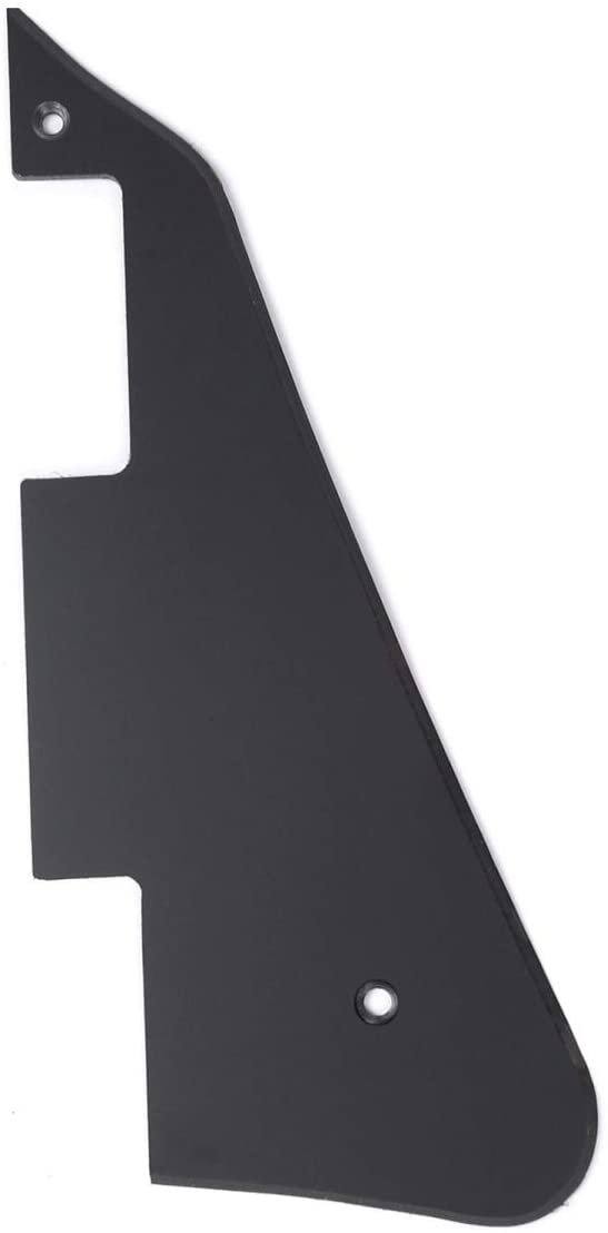 LP Guitar Pickguard with Bracket for Les Paul Electric Guitar Aged White with Black