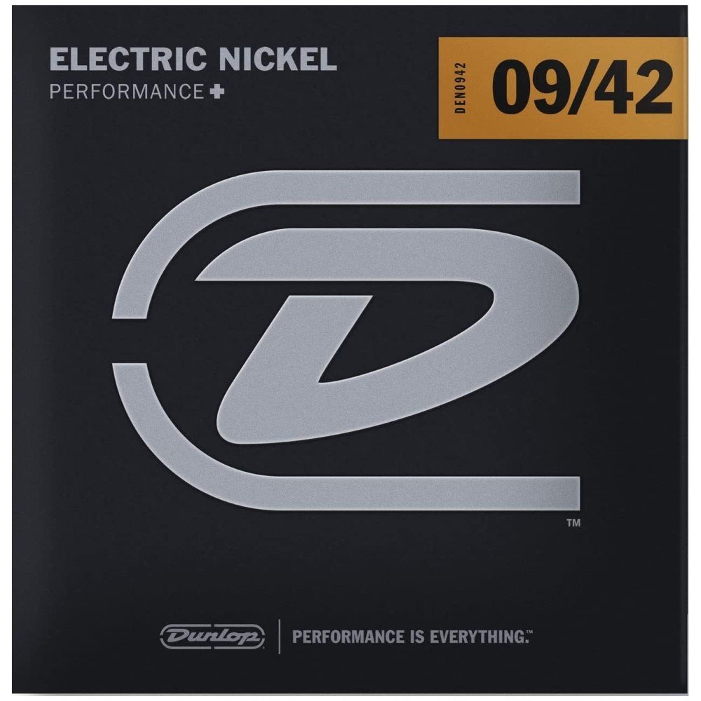 Dunlop Electric Guitar Strings DEN0942 Nickel Wound Light 09-42 Single or 3 Pack