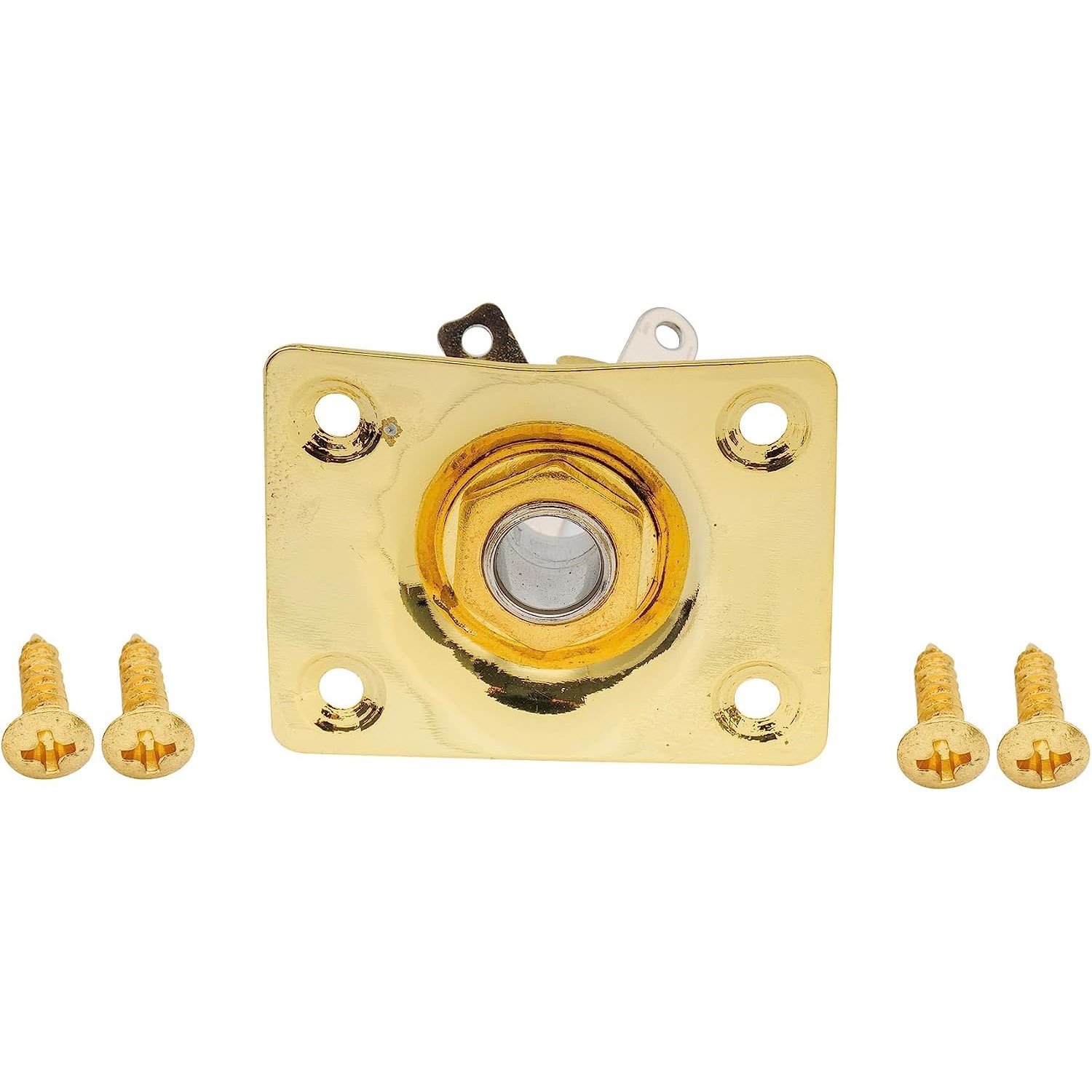 Electric Guitar Output Jack Plate Universal Rectangle for Tele Ibanez
