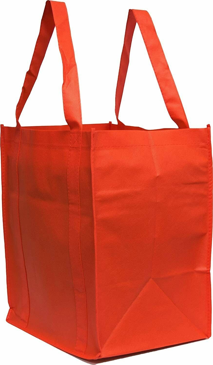 Heavy Duty Tote Bag Reusable Recyclable Eco-Friendly Non-Woven Bag - 5CT