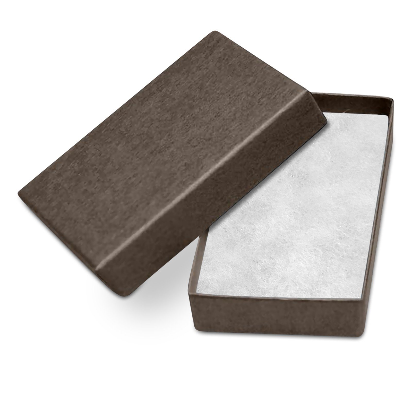 100 Pack Jewelry Gift Boxes 2.5x1.62x1 Inches With Cotton Fi