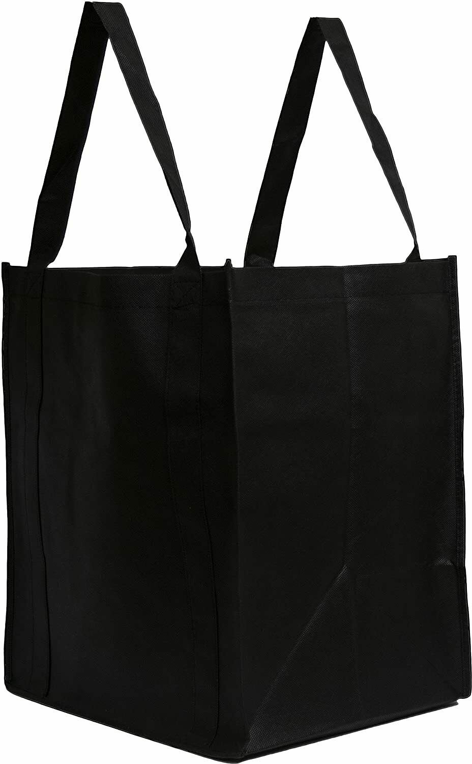 Heavy Duty Tote Bag Reusable Recyclable Eco-Friendly Non-Woven Bag - 5CT