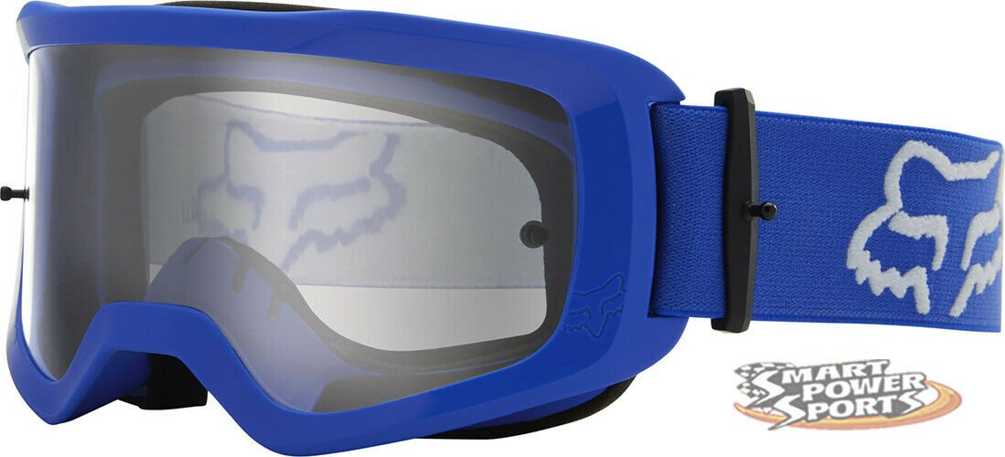 Frame Color:Blue:Fox Racing 2022 Adult Main Clear Lens Goggles -CHOOSE YOUR COLOR- MX ATV UTV MTB