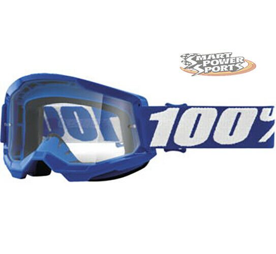 2021 100 % Prozent Brille Strata2 Blue Motocross Enduro Downhill MTB DH Cross 