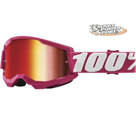 100% STRATA 2 Goggles -ALL COLORS- Offroad MX MTB Moto - CLEAR OR 